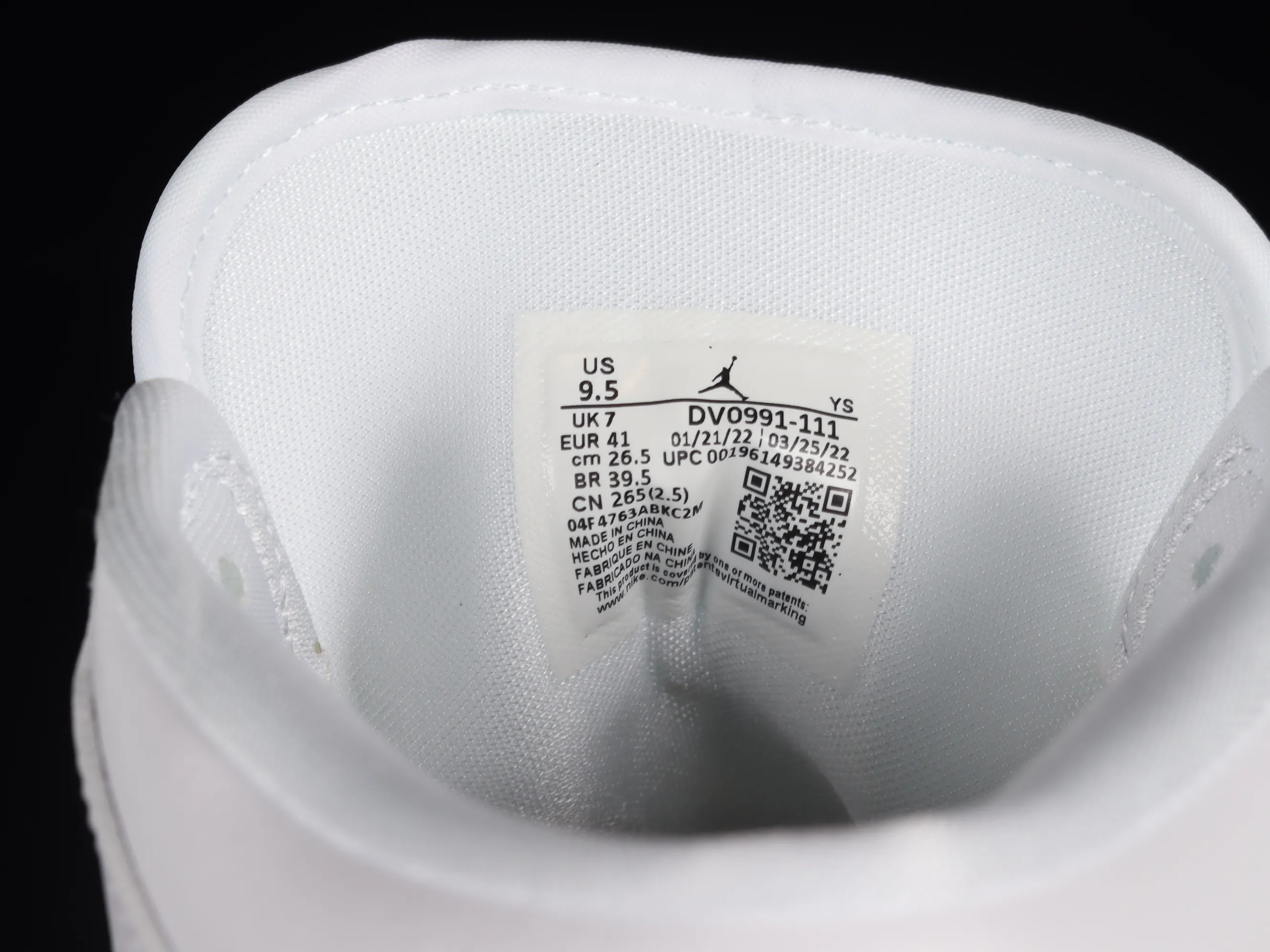 All categories Air Jordan Jordan series basketball shoes Air Jordan 1 Mid Air Jordan 1 Mid AJ1 Joe 1 pure white mid-top basketball shoes DV0991-111